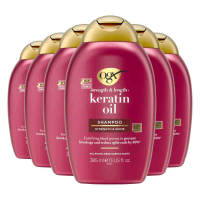 6X OGX Keratin Oil Shampoo 385 ml