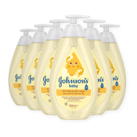 6X Johnson's Baby 2 in 1 Top to Toe Wash 500 ml