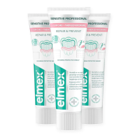 3X Elmex Tandpasta Sensitive Professional Repair & Prevent 75 ml