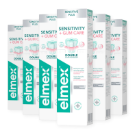 6X Elmex Tandpasta Sensitive Plus Gum Care 75 ml