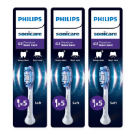 3X Philips Sonicare Opzetborstels G3 Premium Gum Care Wit HX9055/87 5 stuks