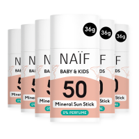 6X Naif Baby & Kids Sun Zonnebrand Stick SPF 50 36 gr