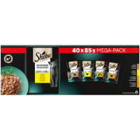 Sheba Kattenvoer Nat Pouch Gelei Sel MP Gevogelte 40x85 gr