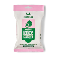 Beco Bamboo Wipes Travel Pack Kokos 20 stuks