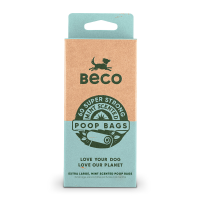 Beco Poop Bags Recycled Travel Pack Mint 60 stuks