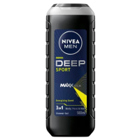 6X NIVEA Men 3 in 1 Douchegel Deep Sport 500 ml