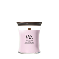 2E halve prijs: WoodWick Cherry Blossom & Vanilla Medium Candle Roze