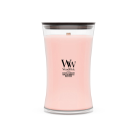 2E halve prijs: WoodWick Coastal Sunberry Large Candle Roze