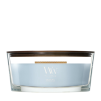 2E halve prijs: WoodWick Lakeside Mist Ellipse Candle Blauw