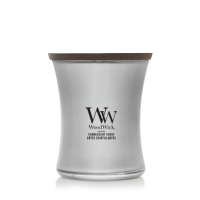 2E halve prijs: WoodWick Precious Metals Candescent Coast Medium Candle   Silver Zilver