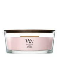 2E halve prijs: WoodWick Rose Blush Ellipse Candle Roze