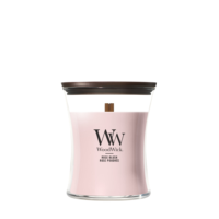 2E halve prijs: WoodWick Rose Blush Medium Candle Roze