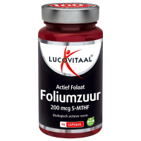 2+3 Gratis: Lucovitaal Foliumzuur Actief Folaat 5 MHTF 90 capsules