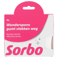 Sorbo Wonderspons Gumt Vlekken Weg 4 stuks