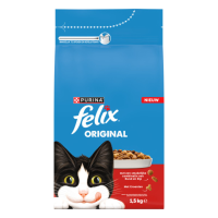 Felix Original Kattenvoer Droog Adult Rund & Kip 1,5 kg
