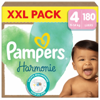 2X Pampers Harmonie Luiers Maat 4 (9 14kg) 90 stuks