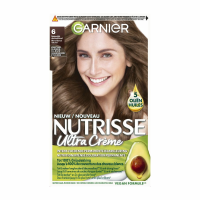 3X Garnier Nutrisse Ultra Crème Permanente Haarkleuring 6.0 Natuurlijk Donkerblond