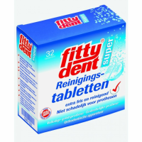 4X Fittydent Reinigingstabletten 32 stuks