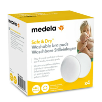 2X Medela Wasbare Zoogcompressen 4 stuks