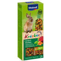 Vitakraft Konijn Kracker Groente   Biet 2 stuks