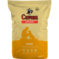 2X Cavom Hondenvoer Droog Compleet Diner 10 kg