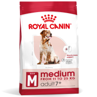 4X Royal Canin Hondenvoer Droog Medium Adult 7+ 4 kg