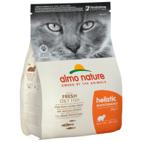 3X Almo Nature Holistic Kattenvoer Droog Witvis & Rijst 2 kg