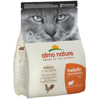 3X Almo Nature Holistic Kattenvoer Droog Kip & Rijst 2 kg
