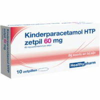Healthypharm Paracetamol Kind 60 mg 10 stuks