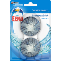 2X WC Eend Stortbakblok Blauw 2x 50 gr
