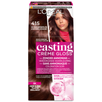 2X L'Oréal Casting Crème Gloss Semi Permanente Haarkleuring 415 As Middenbruin