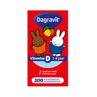 2X Dagravit Kids Vitamine D 200 tabletten
