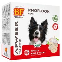 16X BF Petfood Hondensnoepjes Anti vlo Knoflook Pens 55 stuks