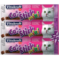 Vitakraft Cat stick Mini Gevogelte   Lever 3 stuks