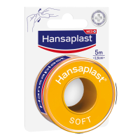 6X Hansaplast Hechtpleister Soft 5 m x 2,5 cm