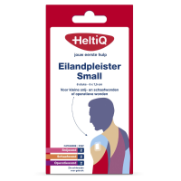 2X HeltiQ Eilandpleister Small 7,5 cm x 5 cm 8 stuks