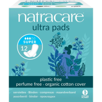 3X Natracare Maandverband Ultra Pads Super met Vleugels 12 stuks