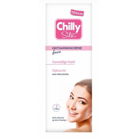 6X Chilly Silx Ontharingscreme Gezicht Gevoelige Huid 50 ml