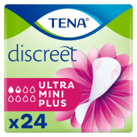 6X TENA Discreet Ultra Mini Plus 24 stuks