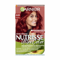 3X Garnier Nutrisse Ultra Color Permanente Haarkleuring 6.60 Vurig Rood