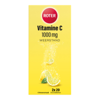 3X Roter Vitamine C Bruis 1000 mg Citroen 2 x 20 bruistabletten