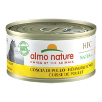 48X Almo Nature HFC Natural Kattenvoer Nat Kippenboutvlees 70 gr