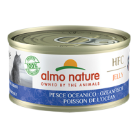 48X Almo Nature HFC Kattenvoer Nat in Gelei Oceaanvis 70 gr