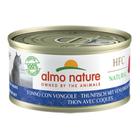 48X Almo Nature HFC Natural Kattenvoer Nat Tonijn & Mosselen 70 gr