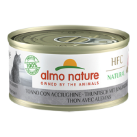 48X Almo Nature HFC Natural Kattenvoer Nat Tonijn & Ansjovis 70 gr