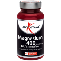 2+2 Gratis: Lucovitaal Magnesium 400 L Tryptofaan 60 capsules