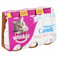 Whiskas Kattenmelk Flesje 3 x 200 ml