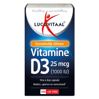 3X Lucovitaal Vitamine D3 25mcg 120 capsules