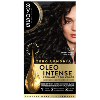 3X Syoss Oleo Intense Haarverf 1 10 Intens Zwart