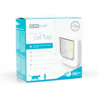 Sure Petcare Flap Kattenluik Microchip Wit 21 x 21 cm
